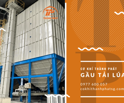 Gầu tải lúa chất lượng cao, chống tràn hiệu quả cho nhà máy lúa Tiền Giang